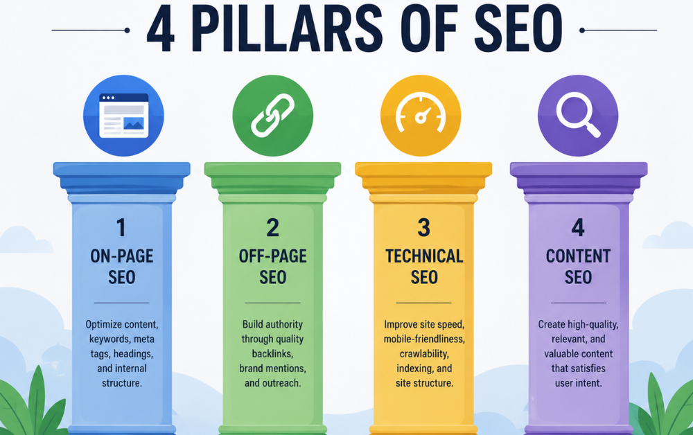 4 pillars of seo